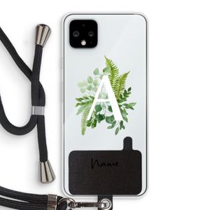 Green Brush: Pixel 4 XL Transparant Hoesje met koord