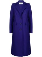 Harris Wharf London manteau en laine à simple boutonnage - Violet - thumbnail