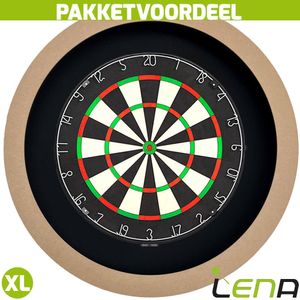 Lena Professional Dartbord + Lena Dartbord Verlichting Basic XL Plain