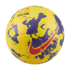 Nike Premier League Pitch Voetbal Maat 5 2023-2024 Geel Paars Roze