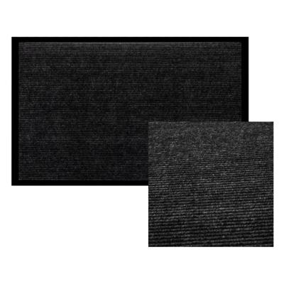 Benson deurmat - 60 x 90 cm - zwart/grijs - antislip - woonaccessoires