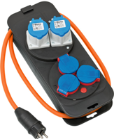 Brennenstuhl Camping stroomstation 2xCEE230V/16A, 3x230V 1,5m H07RN-F3G2.5 met beschermcontact - 1151600040