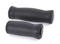 Velo Handvat Leer 92/127mm Zwart (paar)