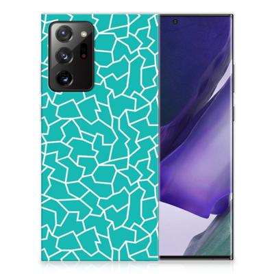 Samsung Galaxy Note20 Ultra | Hoesje maken | Cracks Blue
