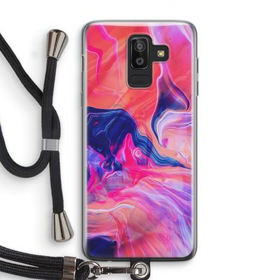 Earth And Ocean: Samsung Galaxy J8 (2018) Transparant Hoesje met koord