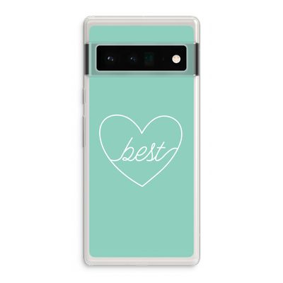 Best heart pastel: Google Pixel 6 Pro Transparant Hoesje