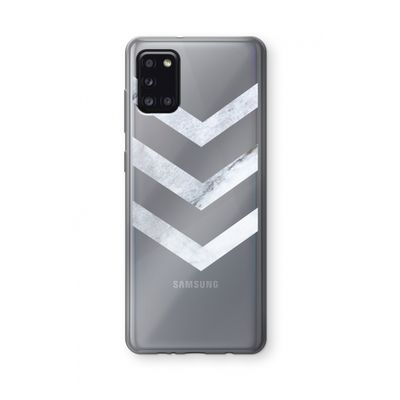 Marmeren pijlen: Samsung Galaxy A31 Transparant Hoesje