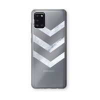 Marmeren pijlen: Samsung Galaxy A31 Transparant Hoesje