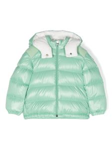 Moncler Enfant doudoune à fermeture zippée - Vert