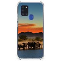 Samsung Galaxy A21s Case Anti-shock Olifanten