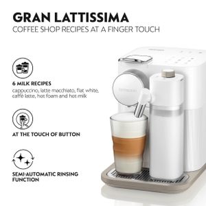 De’Longhi Lattissima One Gran Lattissima EN640.W Half automatisch Koffiepadmachine 1 l