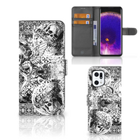 Telefoonhoesje met Naam OPPO Find X5 Pro Skulls Angel