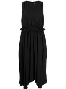 Ulla Johnson robe Evita à volants - Noir