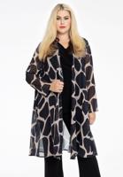 Yoek Cardi-blouse | Bruin | Maat 38/40