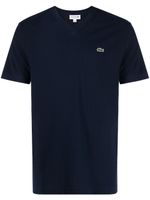 Lacoste t-shirt à patch logo - Bleu