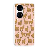 Alpacas: Huawei P50 Transparant Hoesje