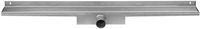 Easy Drain Compact Wall Zero afvoergoot 80 x 6 cm. zijaansluiting Rvs