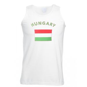 Tanktop met vlag Hongarije print