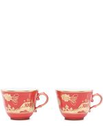 GINORI 1735 tasses en porcelaine Oriente Italiano (lot de deux) - Rouge - thumbnail