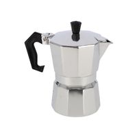 Aluminium moka/koffiemaker voor 3 kopjes espresso 150 ml - thumbnail