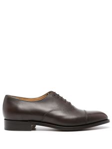 FURSAC lace-up leather derby shoes - Marron