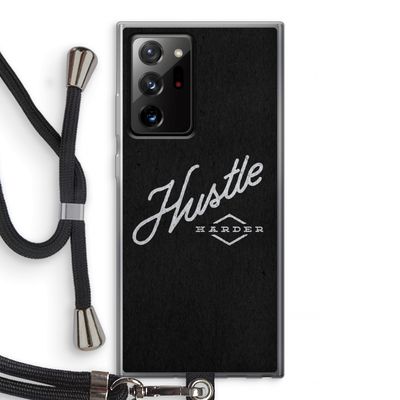 Hustle: Samsung Galaxy Note 20 Ultra / Note 20 Ultra 5G Transparant Hoesje met koord