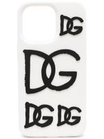 Dolce & Gabbana coque d'iPhone 13 Pro à logo imprimé - Blanc - thumbnail