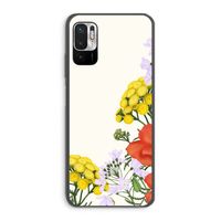 Wilde bloemen: Xiaomi Redmi Note 10 5G Transparant Hoesje