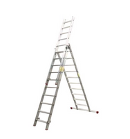 Little jumbo Reformladder SuperPRO | 3 x 8 treden | met stabilisatiebalk - 1250470308 - thumbnail