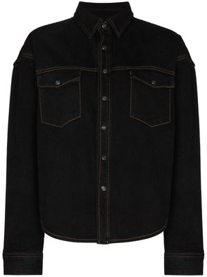 WARDROBE.NYC veste oversize en jean - Noir