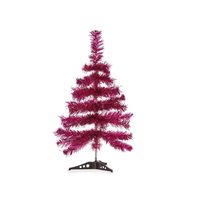 Kunstboom/kunst kerstboom -fuchsia roze - 60 cm - klein model