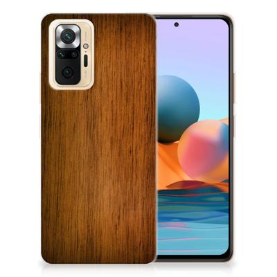 Xiaomi Redmi Note 10 Pro | Bumper Hoesje | Donker Hout