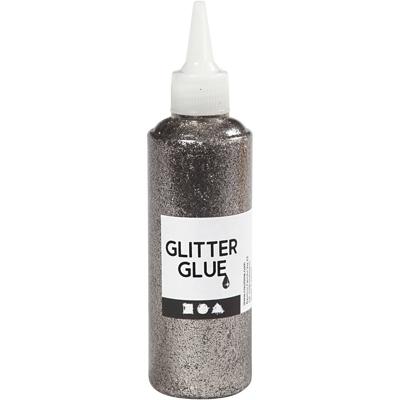 Creativ Company Glitterlijm, zilver, 118 ml/ 1 fles