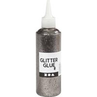 Creativ Company Glitterlijm, zilver, 118 ml/ 1 fles