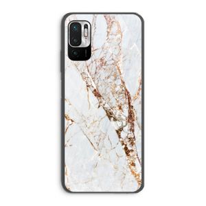 Goud marmer: Xiaomi Redmi Note 10 5G Transparant Hoesje