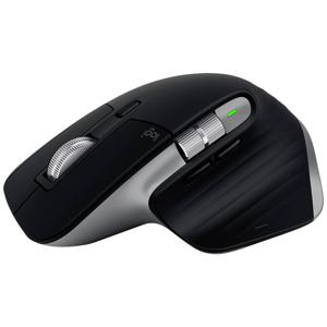 Logitech MX Master 3S For Mac Performance Muis Draadloos Laser Space grijs 7 Toetsen 8000 dpi Darkfield Laser Tracking, Intelligent scrollwiel, Oplaadbaar