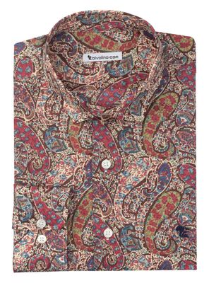 ASTI - paisley tana lawn heren overhemd - LIBERTY 2