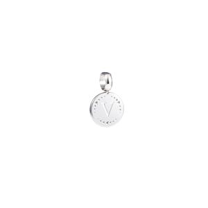 Go Dutch Label Letter V Kettinghanger Zilver