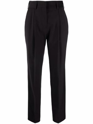 Philipp Plein pantalon fuselé à taille haute - Noir