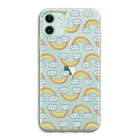 Regenboog: iPhone 11 Transparant Hoesje