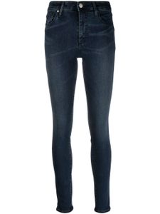 Armani Exchange jean skinny à taille haute - Bleu