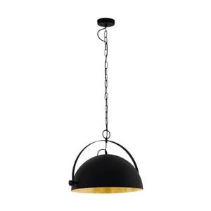 EGLO Covaleda 1 - Hanglamp - E27 - Ø 45,5 cm - Zwart|Goud