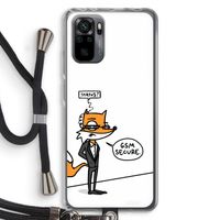 GSM secure: Xiaomi Redmi Note 10 Pro Transparant Hoesje met koord