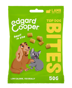 Edgard & Cooper Bites Small Lam&Kalkoen hondensnacks 50 gram