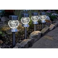 Crystal Glass -tag of zonnelamp, set van 4 - thumbnail