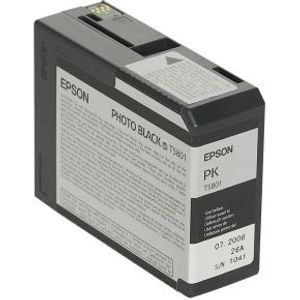 Epson inktpatroon foto zwart T 580 80 ml T 5801