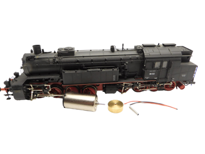 micromotor HRI001F motor ombouwset voor Rivarossi BR 96, Gt2 x 4/4