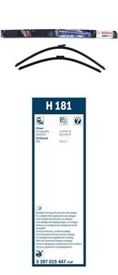 Bosch Ruitenwissers voordeelset A120S + H181 A120SH181