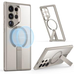 Galaxy S24 Ultra Boost Flickstand Case (HaloLock) Clear Grey