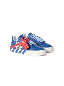 Off-White Kids baskets Vulcanized à lacets - Bleu